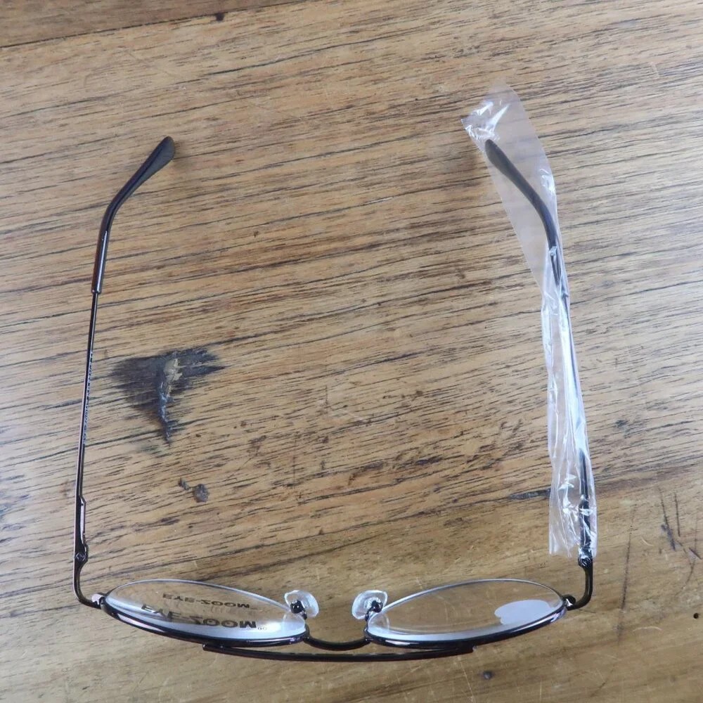 EYEZOOM BROWN FRAME 55MM UNISEX AVAITOR READING GLASSES 2.50 NWT